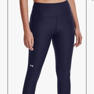 BRAND NEW women under armour heatgear legging tights pants size S (navy)